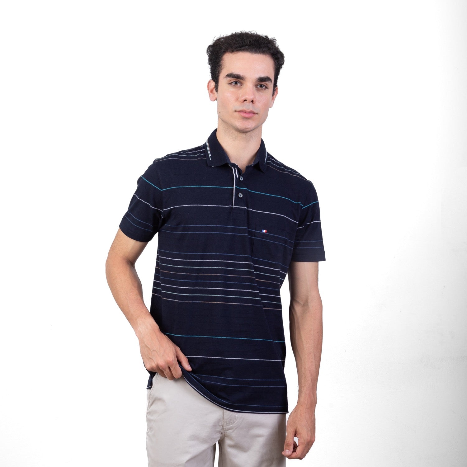 Polo Box Full Jacquard para Hombre