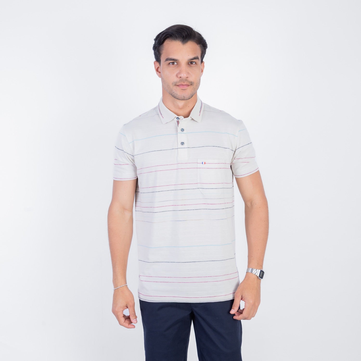 Polo Box Full Jacquard para Hombre