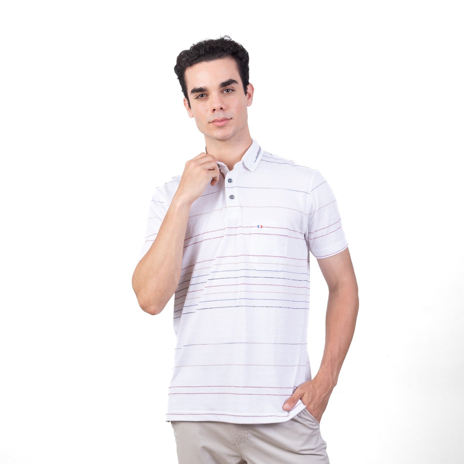 Polo Box Full Jacquard para Hombre