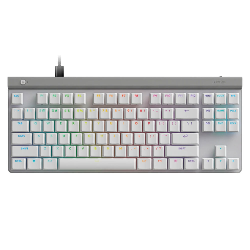 Teclado Logitech G515 TKL Wired Lightsync RGB KeyControl Color White