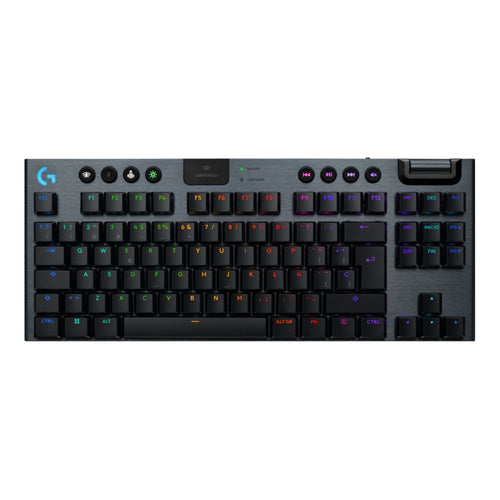 Teclado Logitech G915 X TKL Lightspeed Bluetooth Lightsync RGB KeyControl Color Black
