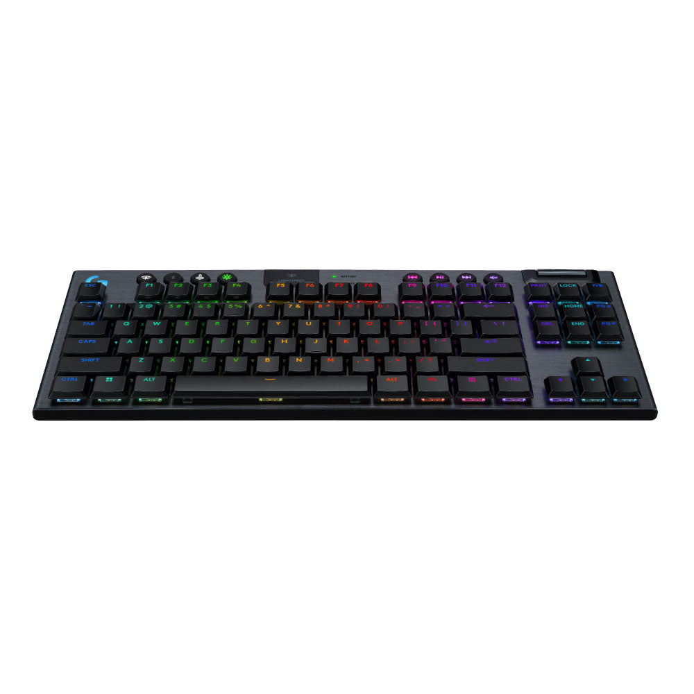 Teclado Logitech G915 X TKL Lightspeed Bluetooth Lightsync RGB KeyControl Color Black