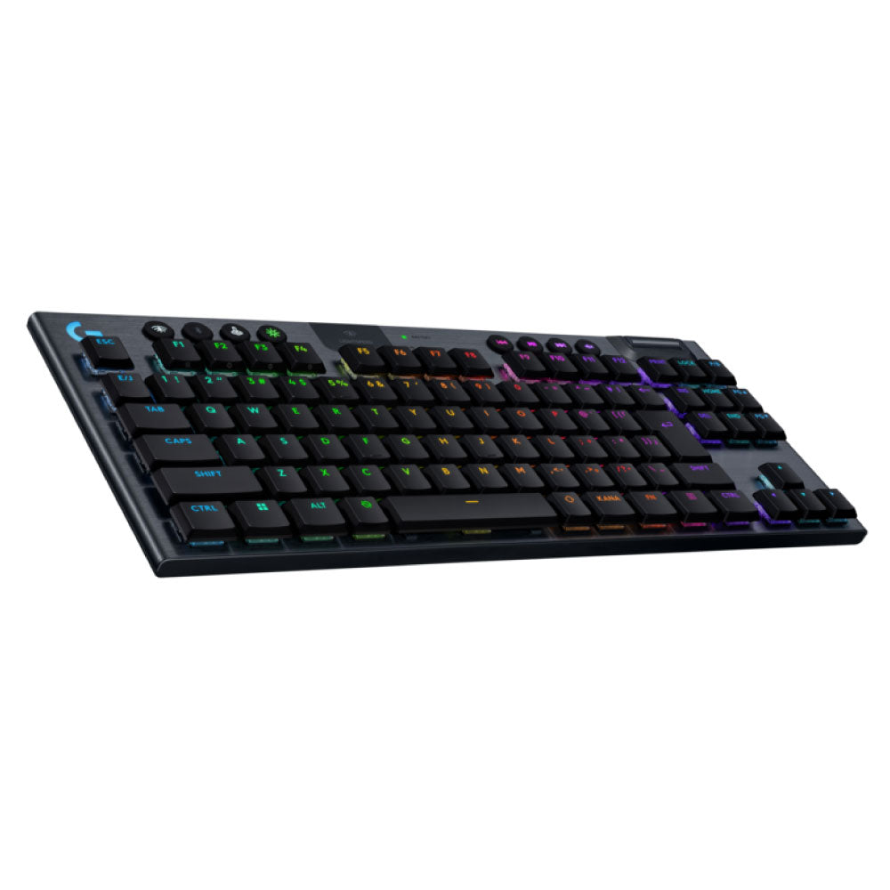 Teclado Logitech G915 X TKL Lightspeed Bluetooth Lightsync RGB KeyControl Color Black
