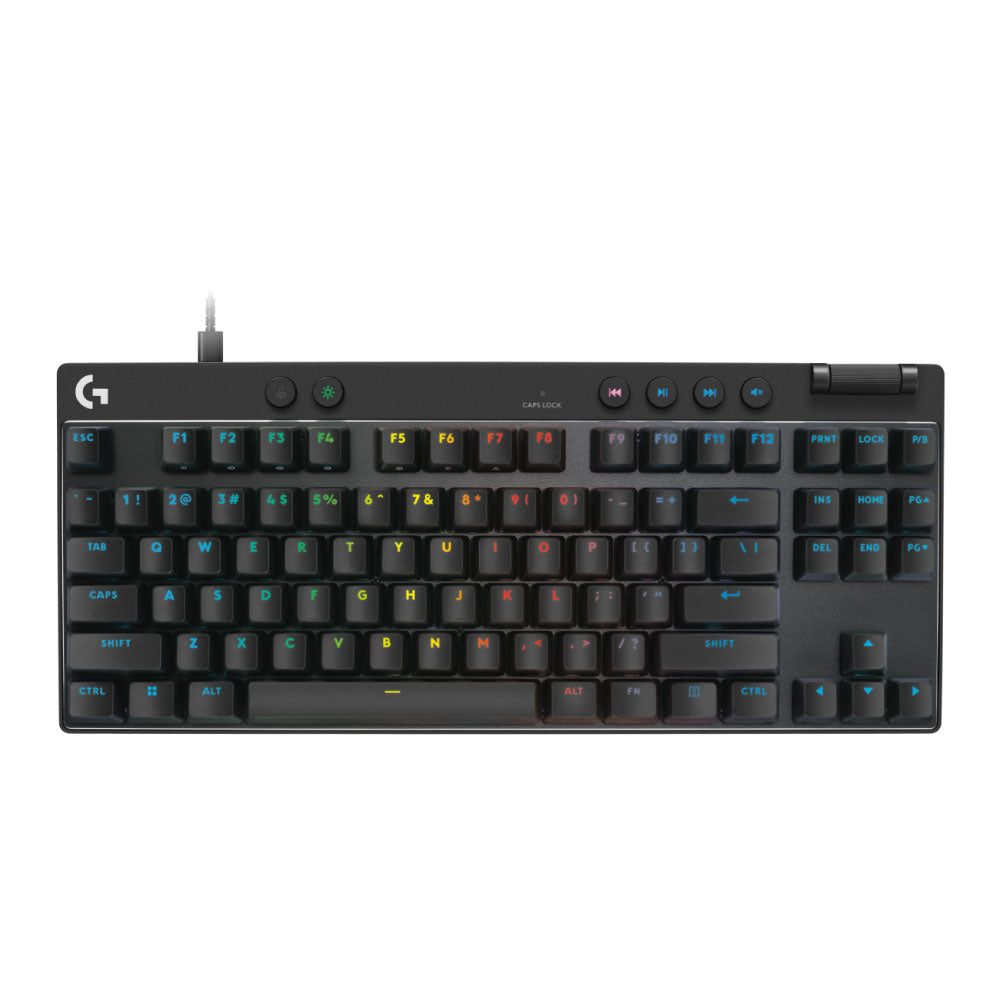 Teclado Logitech PRO X TKL Lightspeed USB Color Black