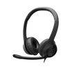 Audífono con Micrófono Logitech H390 USB Noise Cancelling Color Black