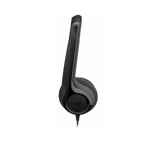 Audífono con Micrófono Logitech H390 USB Noise Cancelling Color Black