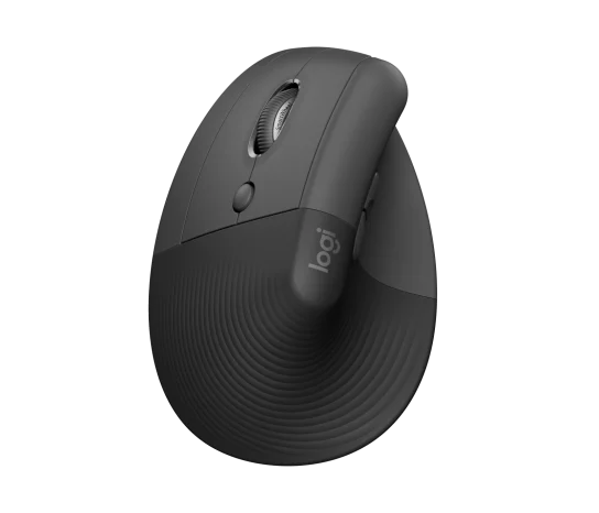 Mouse Logitech Lift Vertical Ergonomic Zurdo Wireless Bluetooth Color Black