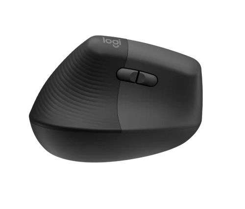 Mouse Logitech Lift Vertical Ergonomic Zurdo Wireless Bluetooth Color Black