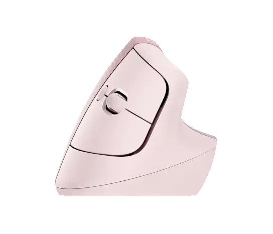 Mouse Logitech Lift Vertical Ergonomic Wireless Bluetooth Color Rose