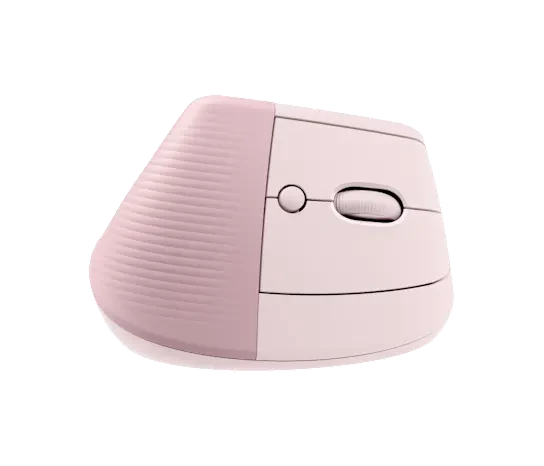Mouse Logitech Lift Vertical Ergonomic Wireless Bluetooth Color Rose