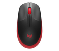 Mouse Logitech M190 Wireless Full-Size Color Red