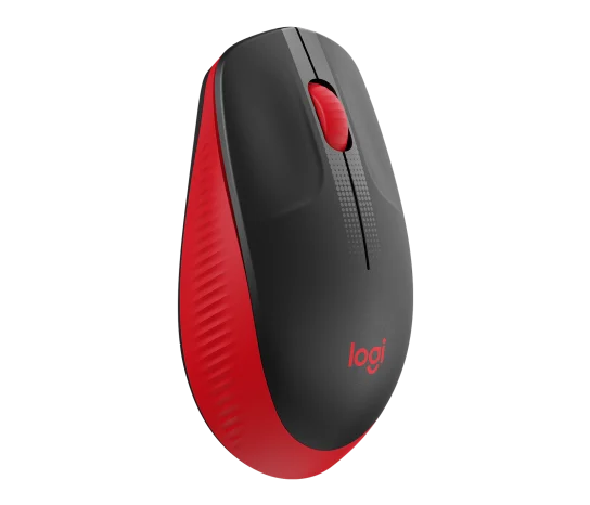 Mouse Logitech M190 Wireless Full-Size Color Red