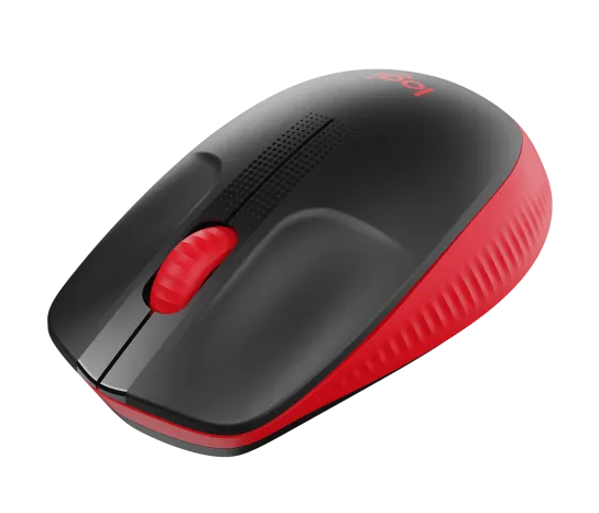 Mouse Logitech M190 Wireless Full-Size Color Red