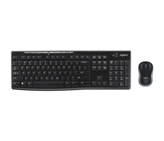 Teclado y Mouse Logitech MK270 Wireless USB Color Black