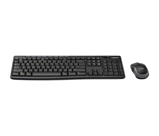 Teclado y Mouse Logitech MK270 Wireless USB Color Black