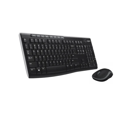 Teclado y Mouse Logitech MK270 Wireless USB Color Black