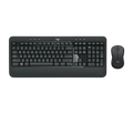 Teclado y Mouse Logitech MK540 Wireless USB SP Color Black