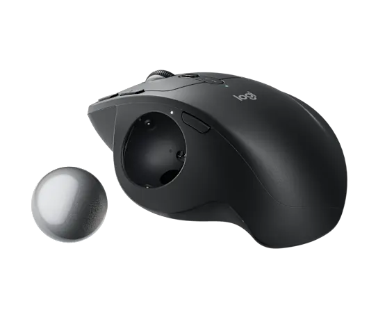 Mouse Logitech MX Ergo S Advanced Trackball Wireless Bolt Bluetooth USB-C Color Black