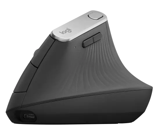 Mouse Logitech MX Vertical Advanced Ergonomic Wireless Bluetooth USB-C Color Black