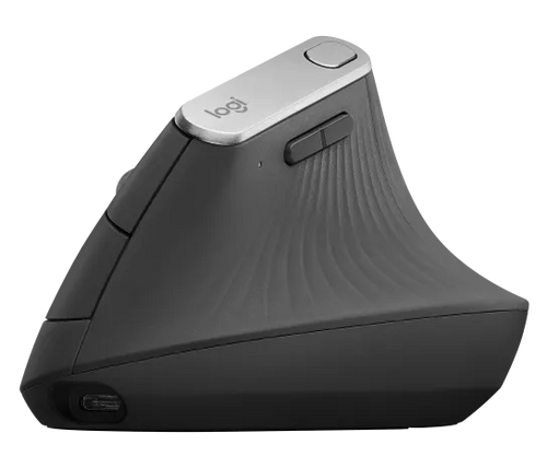 Mouse Logitech MX Vertical Advanced Ergonomic Wireless Bluetooth USB-C Color Black