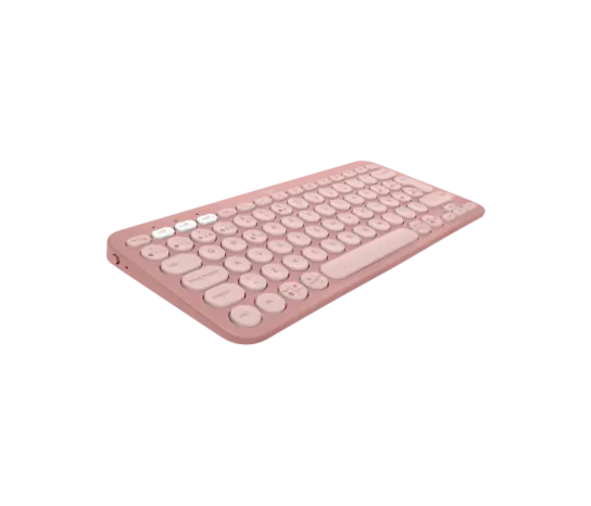Teclado Logitech Pebble 2 K380S Bluetooth Wireless SP Color Rose