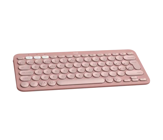Teclado Logitech Pebble 2 K380S Bluetooth Wireless SP Color Rose