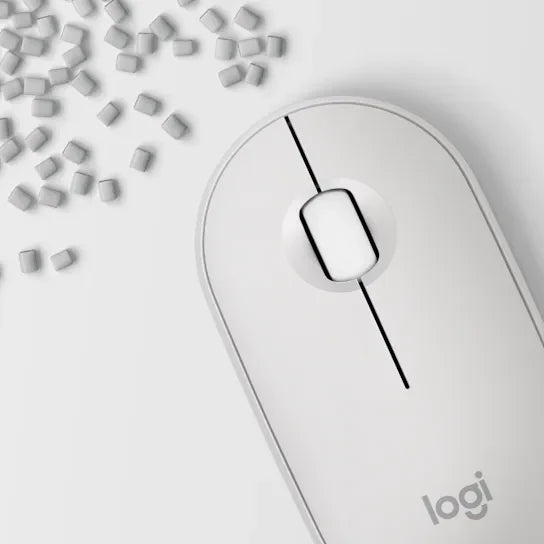 Mouse Logitech Pebble 2 M350S Bluetooth Wireless Color White