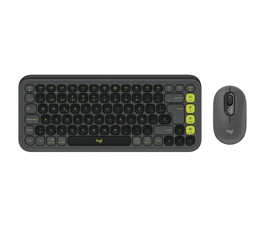 Teclado y Mouse Logitech POP Icon Bluetooth Wireless SP Copilot