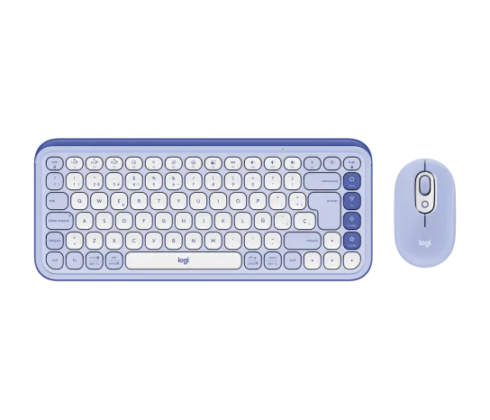Teclado y Mouse Logitech POP Icon Bluetooth Wireless SP Copilot
