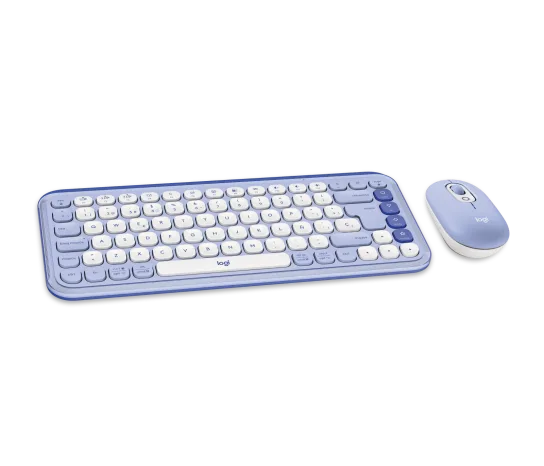 Teclado y Mouse Logitech POP Icon Bluetooth Wireless SP Copilot