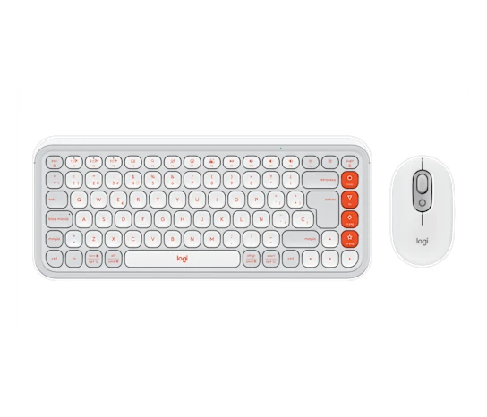 Teclado y Mouse Logitech POP Icon Bluetooth Wireless SP Copilot