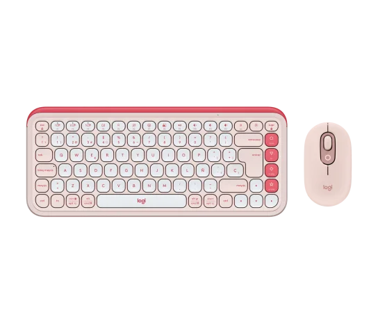 Teclado y Mouse Logitech POP Icon Bluetooth Wireless SP Copilot