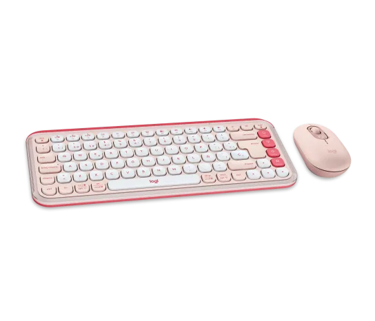 Teclado y Mouse Logitech POP Icon Bluetooth Wireless SP Copilot